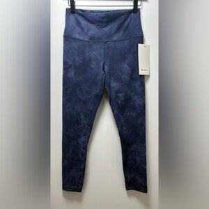 lululemon athletica, Tie-Dye Blue Leggings
